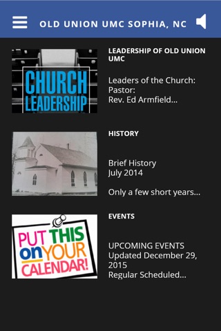 Old Union UMC  Sophia, NC screenshot 2