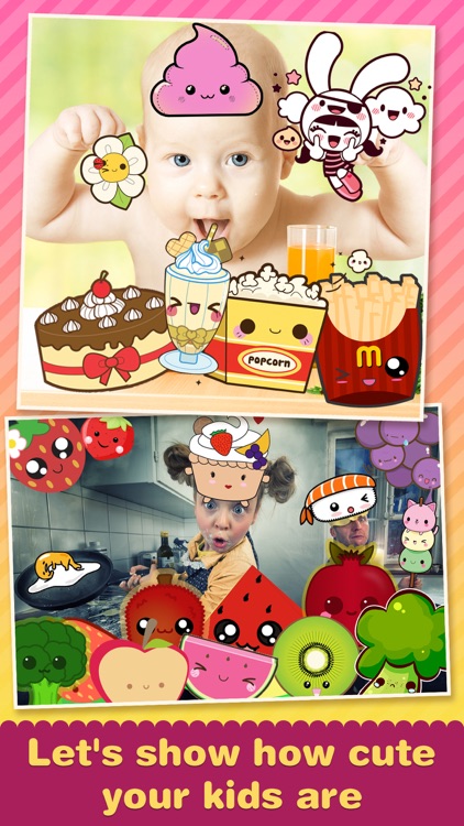 Kawaii Sticker Photo Editor Pro - Girls Selfie Camera with Cute Manga Stamp