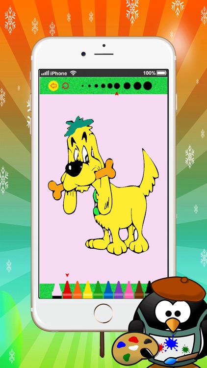 amazing cat and dog coloring book:learn basic drawing colors for toddler:fun and free screenshot-4