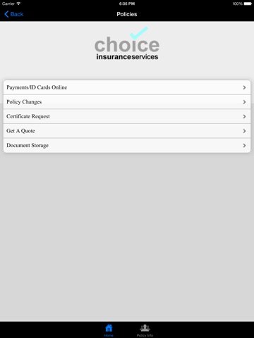 Choice Insurance Services HD screenshot 3