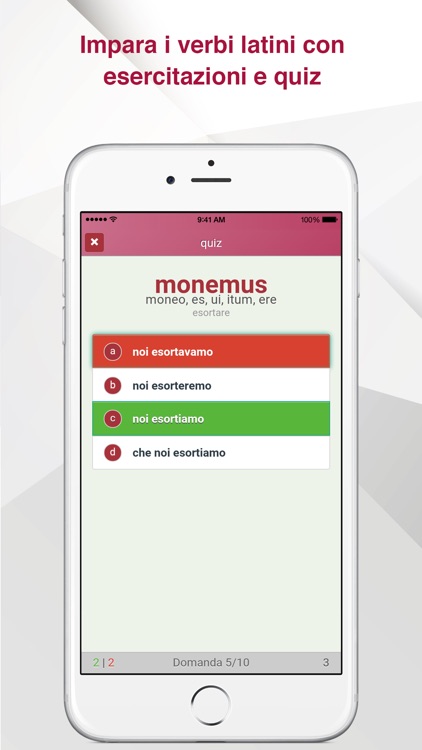 Verbi Latini - Esercitazioni e quiz screenshot-3