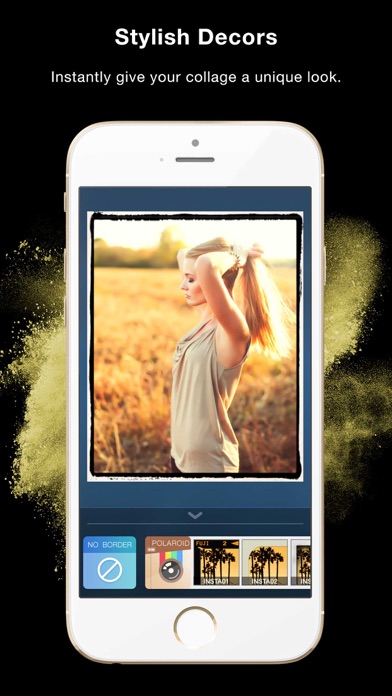 Screenshots of Framatic - Photo Collage and Pic Frame Stitch for Instagram FREE for iPhone