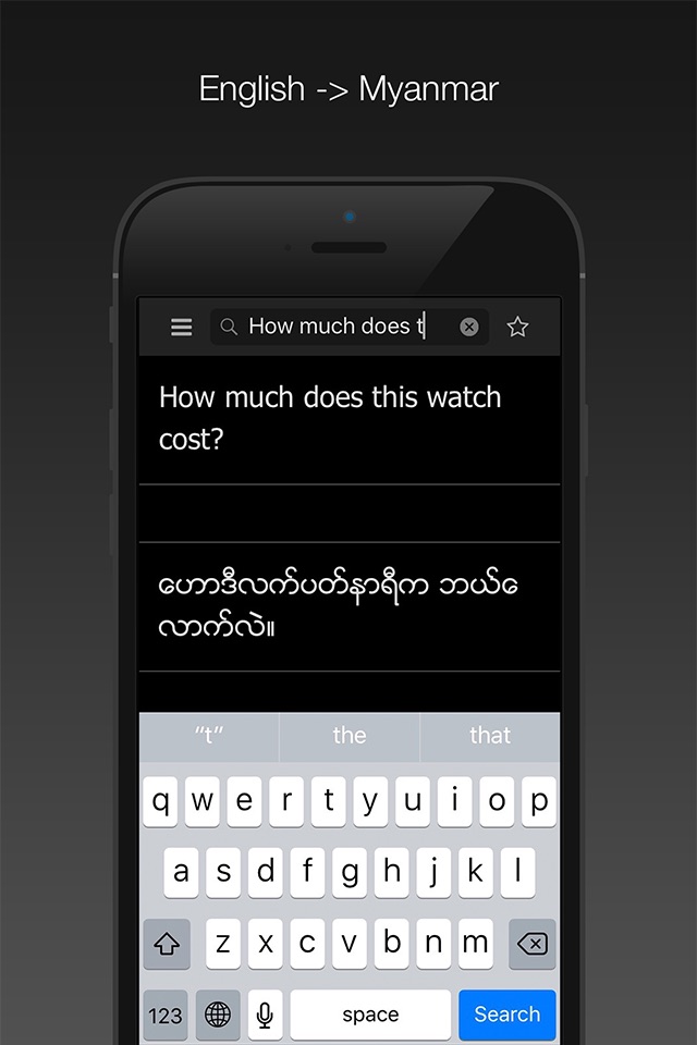 Myanmar dictionary screenshot 3