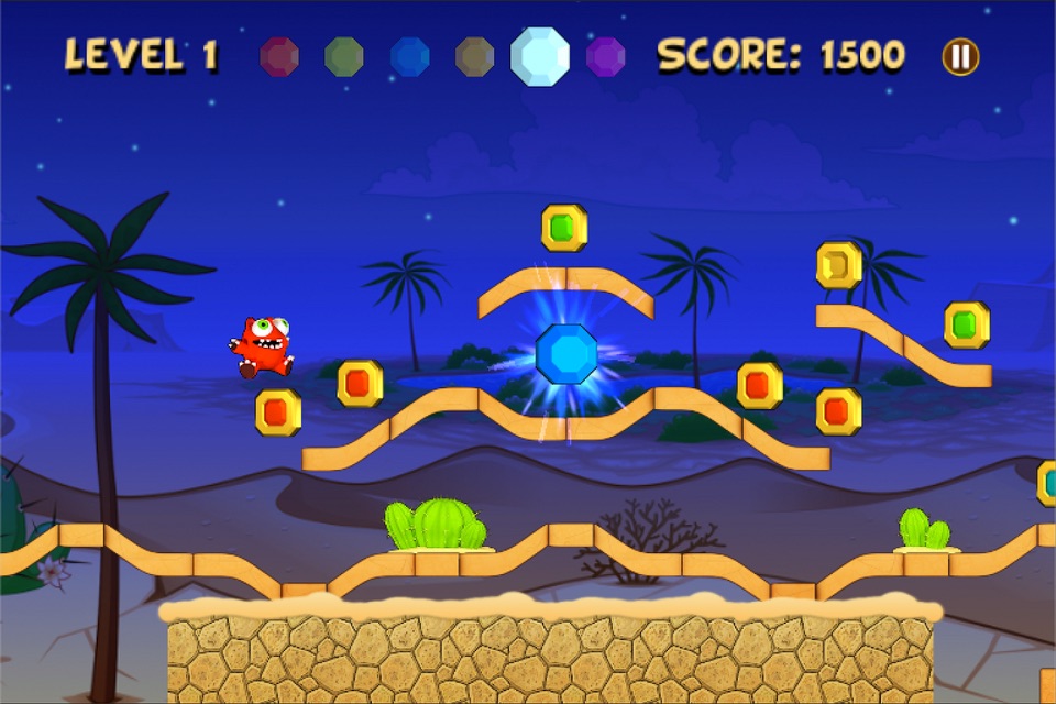Creepy Mega Monster Escape Run and Jump 2d Free Game screenshot 2