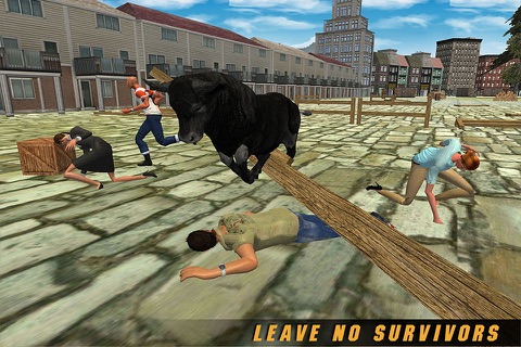 Angry Bull Fighter Simulator: Real 3D crazy bull riding simulation game screenshot 3