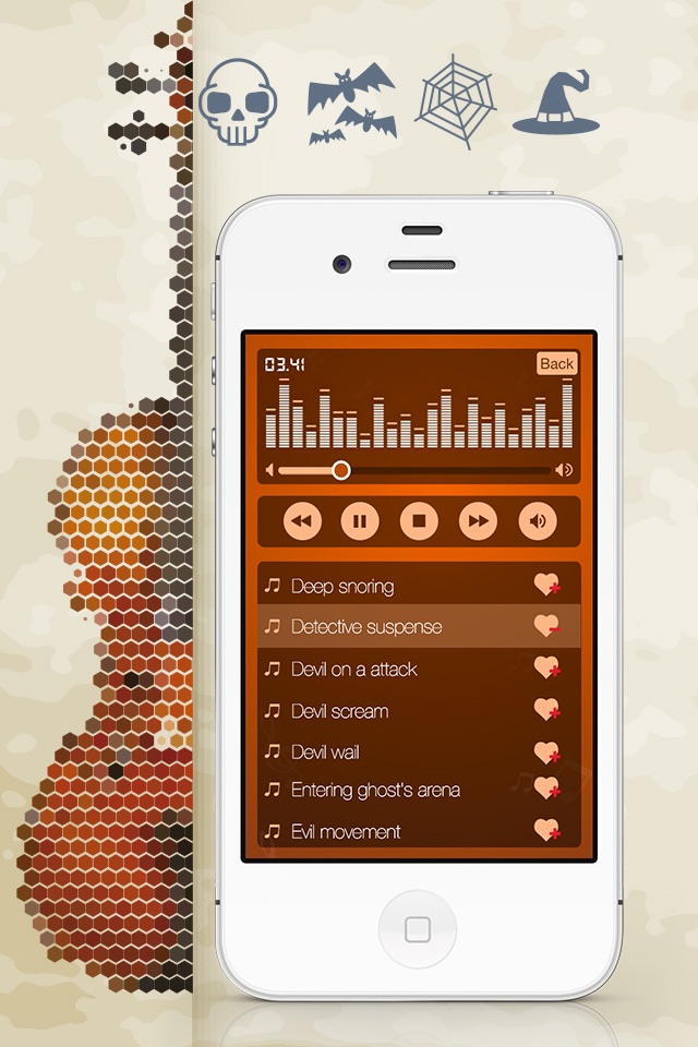 Amazing Scary Halloween Sounds & Spooky Ringtones for iPhone,iPad & iPod screenshot 3