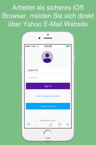 Safe web Pro for Yahoo: secure and easy Yahoo mail mobile app with passcode screenshot 2