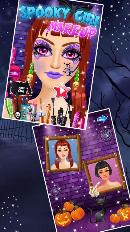 Anna's Spooky Makeup Salon Games for girls