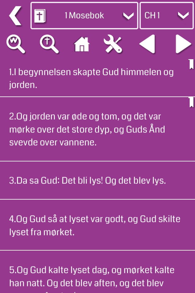 Norwegian Bible screenshot 2
