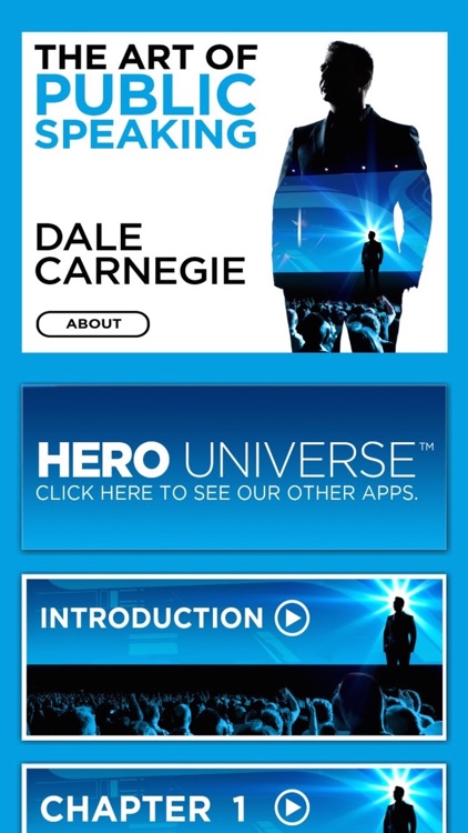 Art of Public Speaking by Dale Carnegie Audiobook app accelerated learning program, from Hero Notes