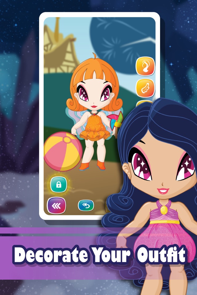 Pop Pixie Dress Up : High Princess Fairy Tale Girl screenshot 3