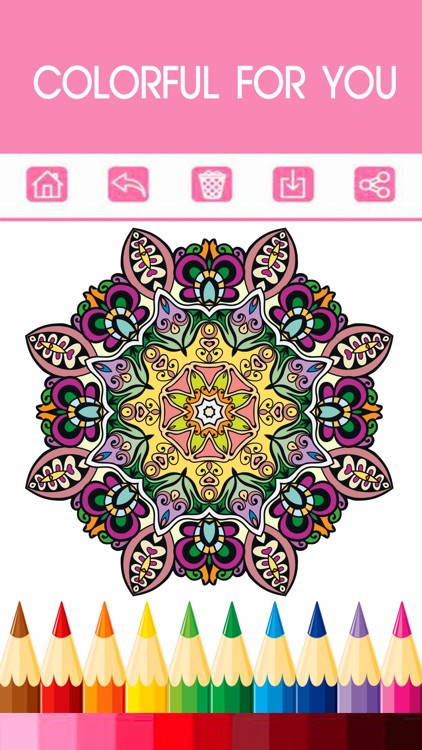 Adult Coloring Book - Free Mandala Color Therapy & Stress Relieving Pages for Adults 2