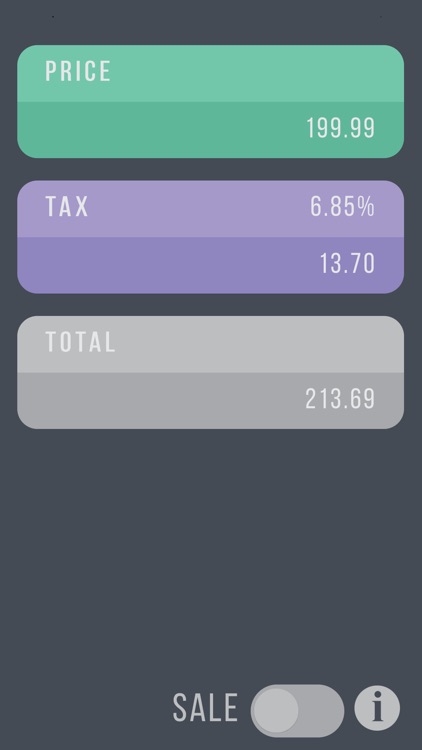 A Sales Tax Calculator