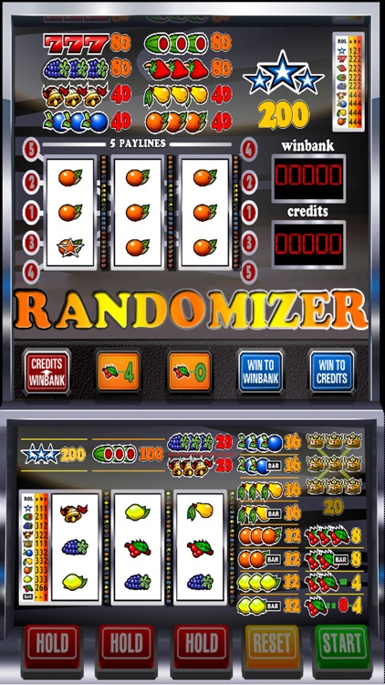 Randomizer slotmachine