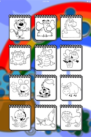 Cute Animals Coloring Books screenshot 2
