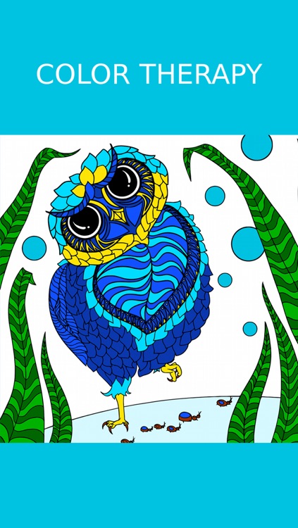 Owl Coloring Book For Adults: Free Fun Adult Coloring Pages - Relaxation Anxiety Stress Relief Color Therapy Games screenshot-4