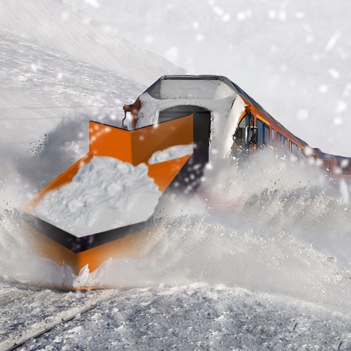 Snow Plow Rescue Train Driving 3D Simulator Icon