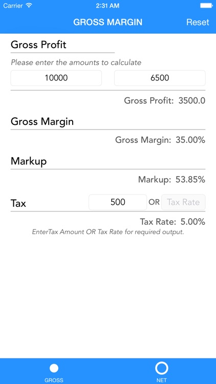 Margin Cal