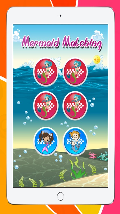 Free Fun Matching Cards Game Mermaid