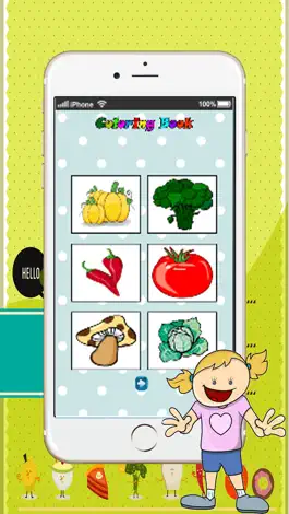 Game screenshot Fresh Fruits art pad : Learn to painting and drawing coloring pages printable for kids free mod apk