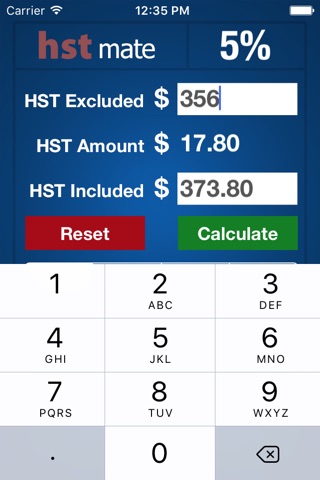 HST Mate - Canadian HST Calculator screenshot 3