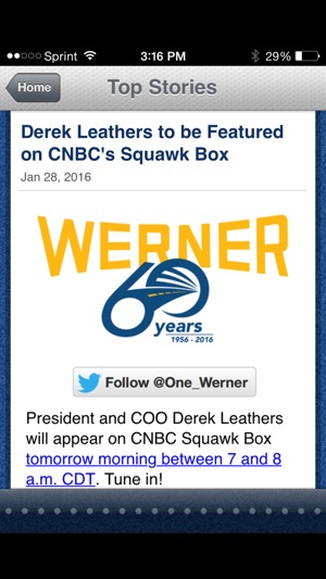 Werner Enterprises News(圖2)-速報App