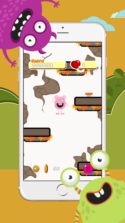 Crazy Monster Jump Adventure - the legend of clumsy monster mini game for free