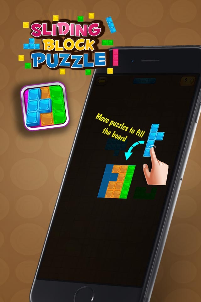 Sliding Block Puzzle – Best Logic Board Game with Colorful Tangram Blocks screenshot 4