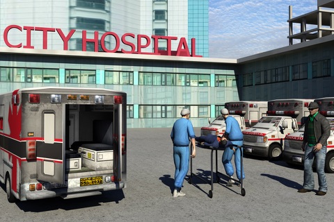 Ambulance Driver parking mania 3d Simulator game screenshot 4