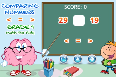 Comparing Numbers Grade 1 Math For Kids screenshot 3