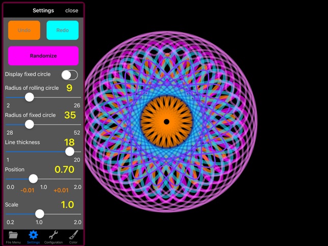 SpiroDesigner - spirograph simulator(圖2)-速報App