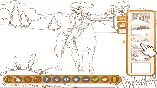 Coloringbook Horses  – Color, design and play with your own (圖4)-速報App