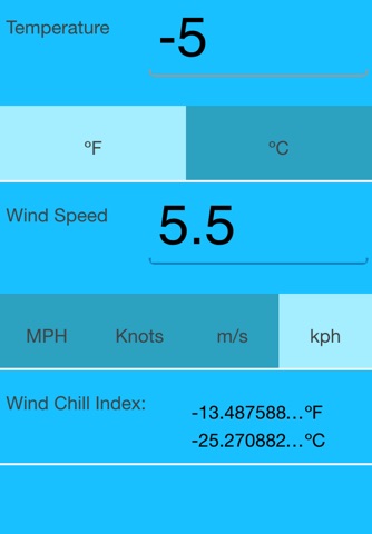 Windchill Temperature screenshot 2