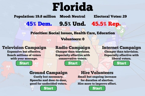 Campaign Manager Election Game screenshot 2
