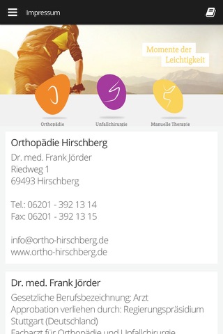 Orthopädie Hirschberg screenshot 2