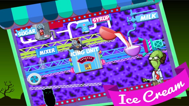 Zombie Ice Cream Factory Simulator - Learn how to make froze(圖2)-速報App