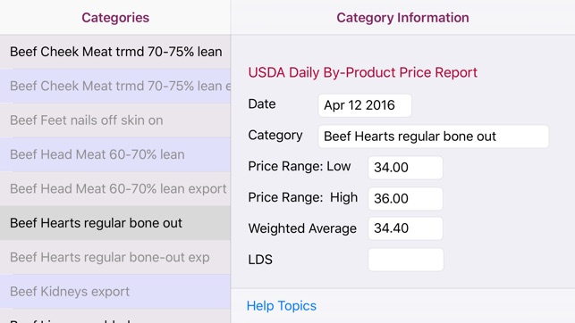 Daily Beef, Pork By-Product(圖1)-速報App