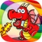 Dragons coloring book & paint fantastic animals