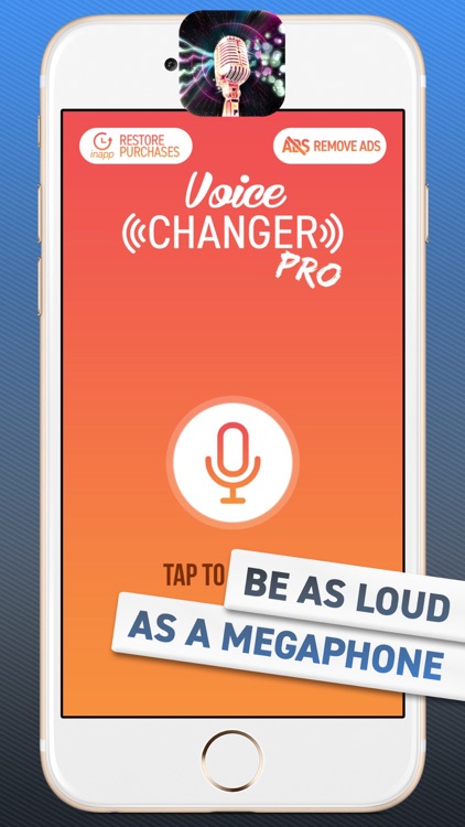 Voice Changer Pro – Funny Sound Recorder and Crazy Helium Booth App screenshot-3