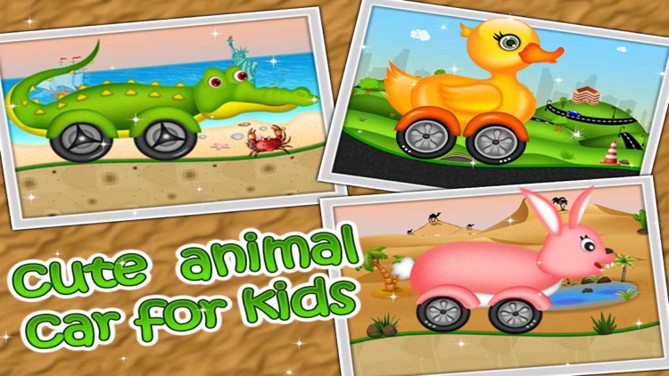 Kidzee - Animal Cars Racing Game for Kids