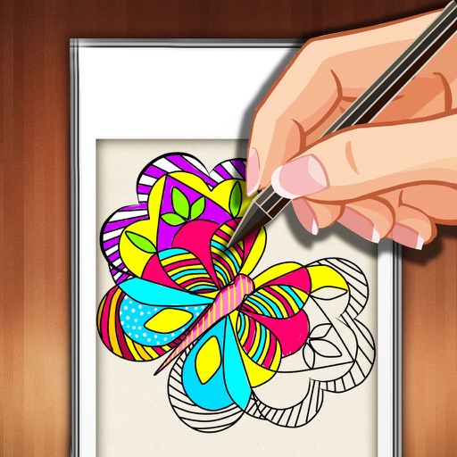 Coloring For Kids Relax Icon