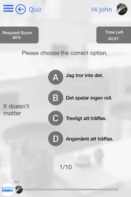 Game screenshot Learn Swedish via Videos by GoLearningBus apk