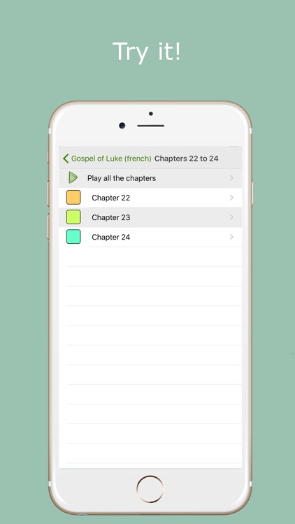 Listen Luke Gospel in french : Listen Jesus's life with the Saint Luke's Gospel, from the new testament and the holy bible screenshot-4
