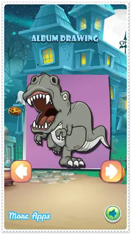 Game screenshot Color Book Dinosaur Coloring Pages Paint Free & Fun - preschool educational learning games for kids and toddler apk