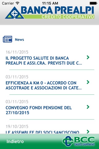 BCC Prealpi screenshot 3