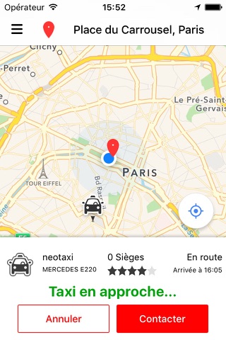tedyCab - Commandez un taxi à Paris et en France screenshot 3