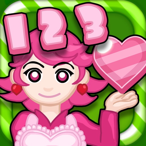 Lovely Perry teaches How to count with Hearts iOS App