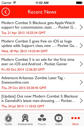 Guide for Modern Combat 5 : Blackout screenshot 3