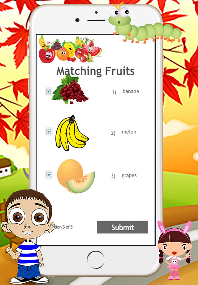 ABC Game for Nursery - Kid Learning Fruits match screenshot 3