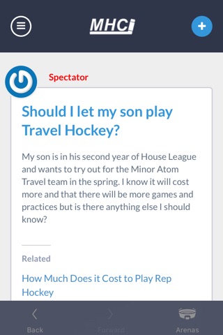 Minor Hockey Chat screenshot 3